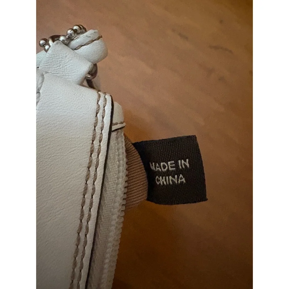 Coach‎ Signature Jacquard Mini Wristlet Pouch Khaki Ivory Y2K